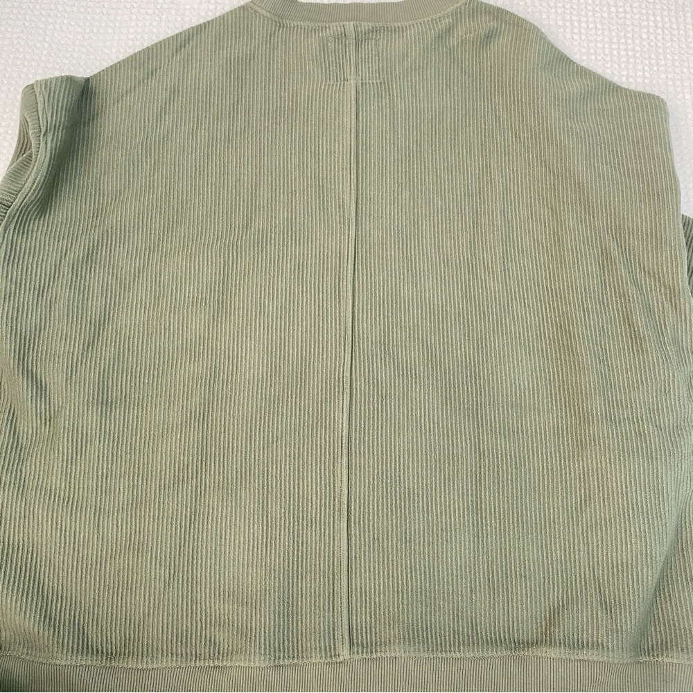 Aerie Big Chill Textured Sweatshirt Large - Picture 7 of 8